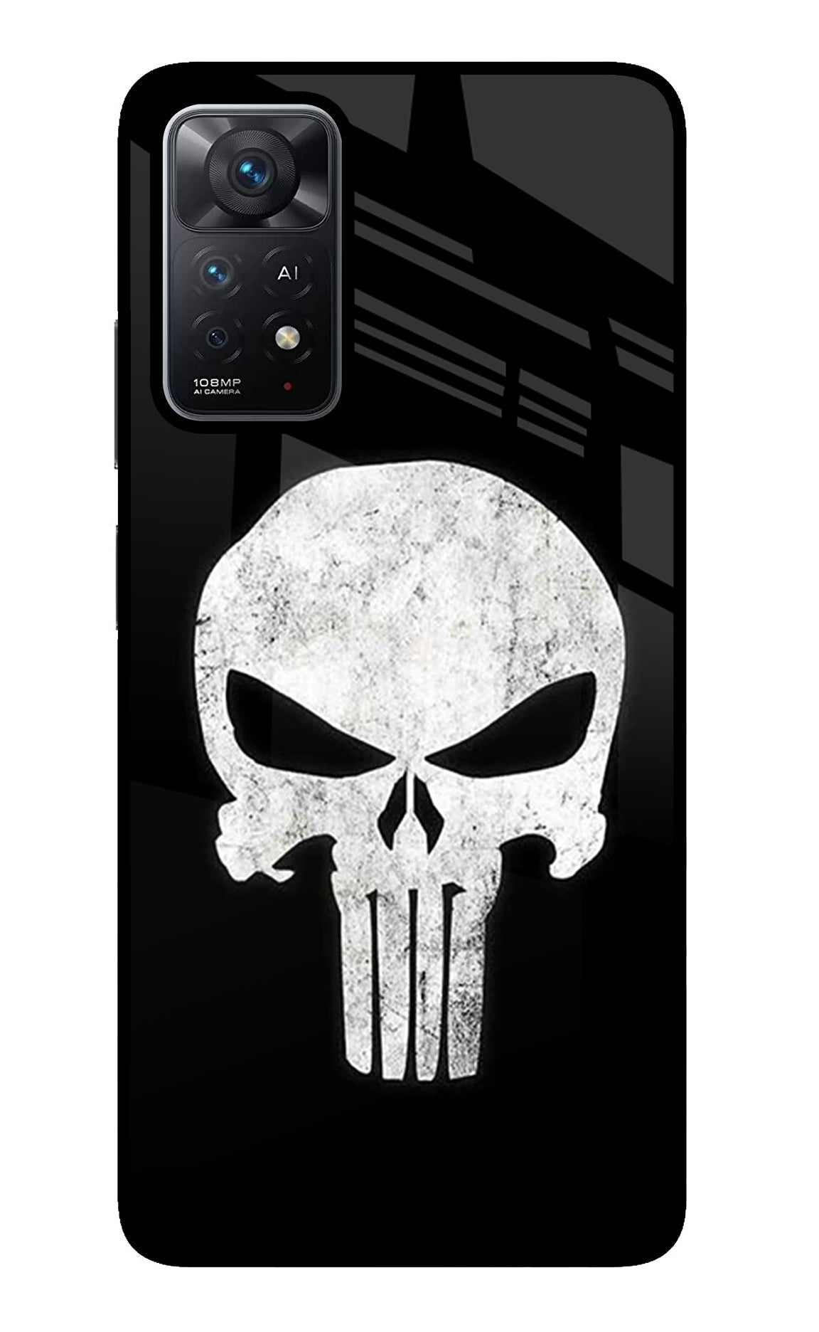 Punisher Skull Redmi Note 11 Pro+ 5G Glass Case