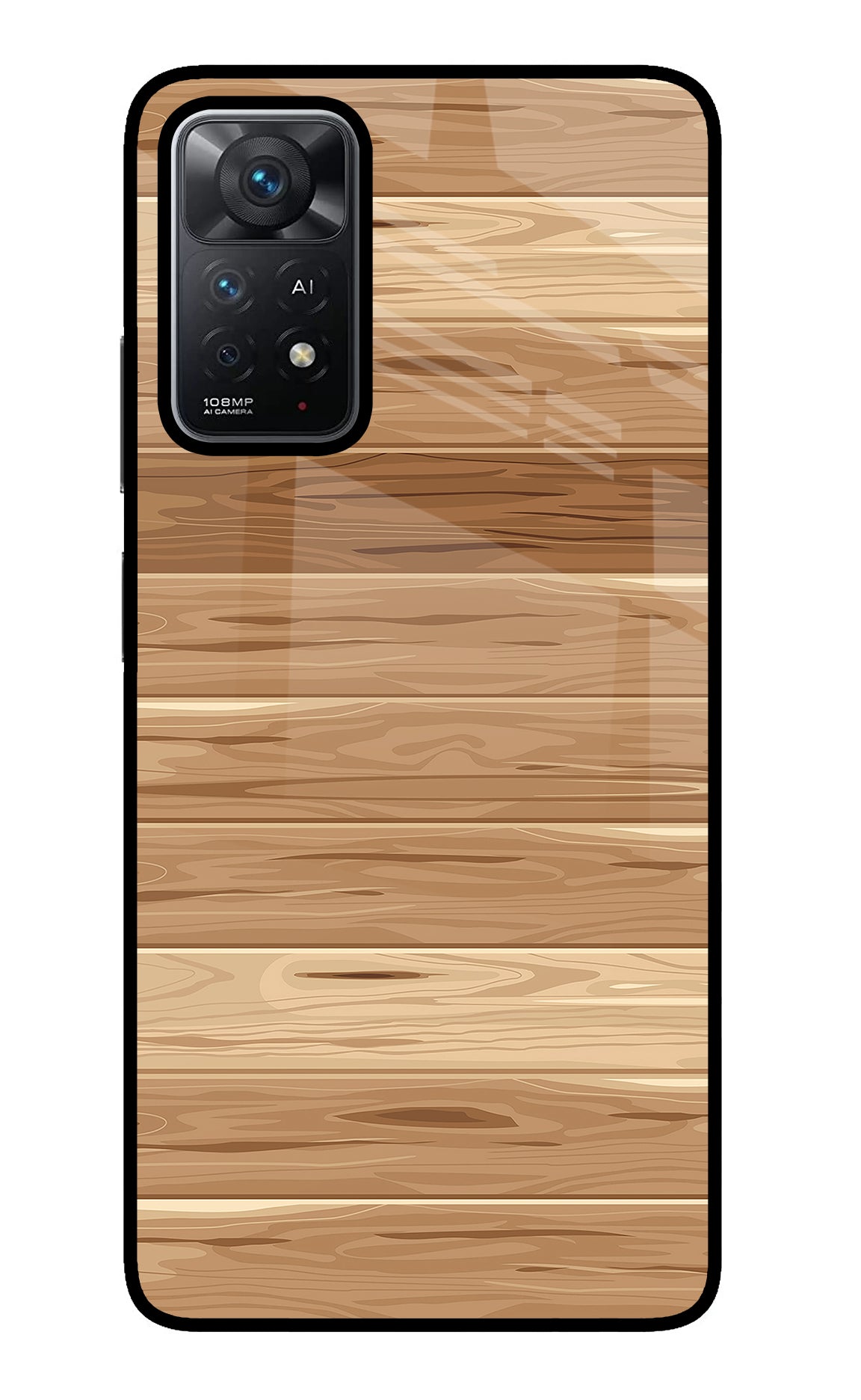 Wooden Vector Redmi Note 11 Pro+ 5G Back Cover