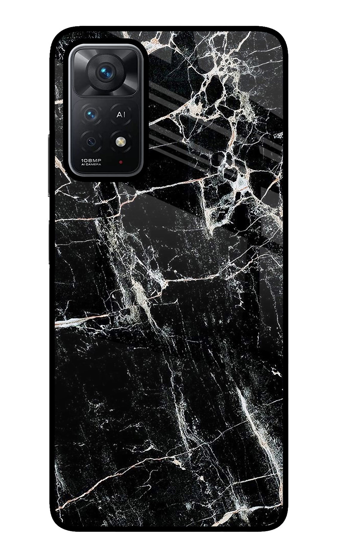 Black Marble Texture Redmi Note 11 Pro+ 5G Back Cover