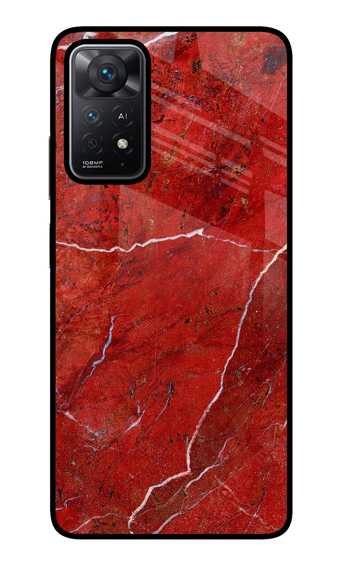 Red Marble Design Redmi Note 11 Pro+ 5G Back Cover