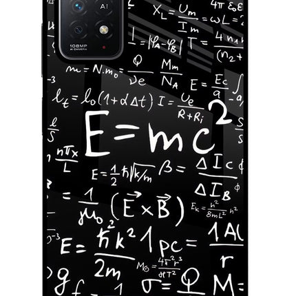 Physics Formula Redmi Note 11 Pro+ 5G Glass Case Back Cover by Casekaro