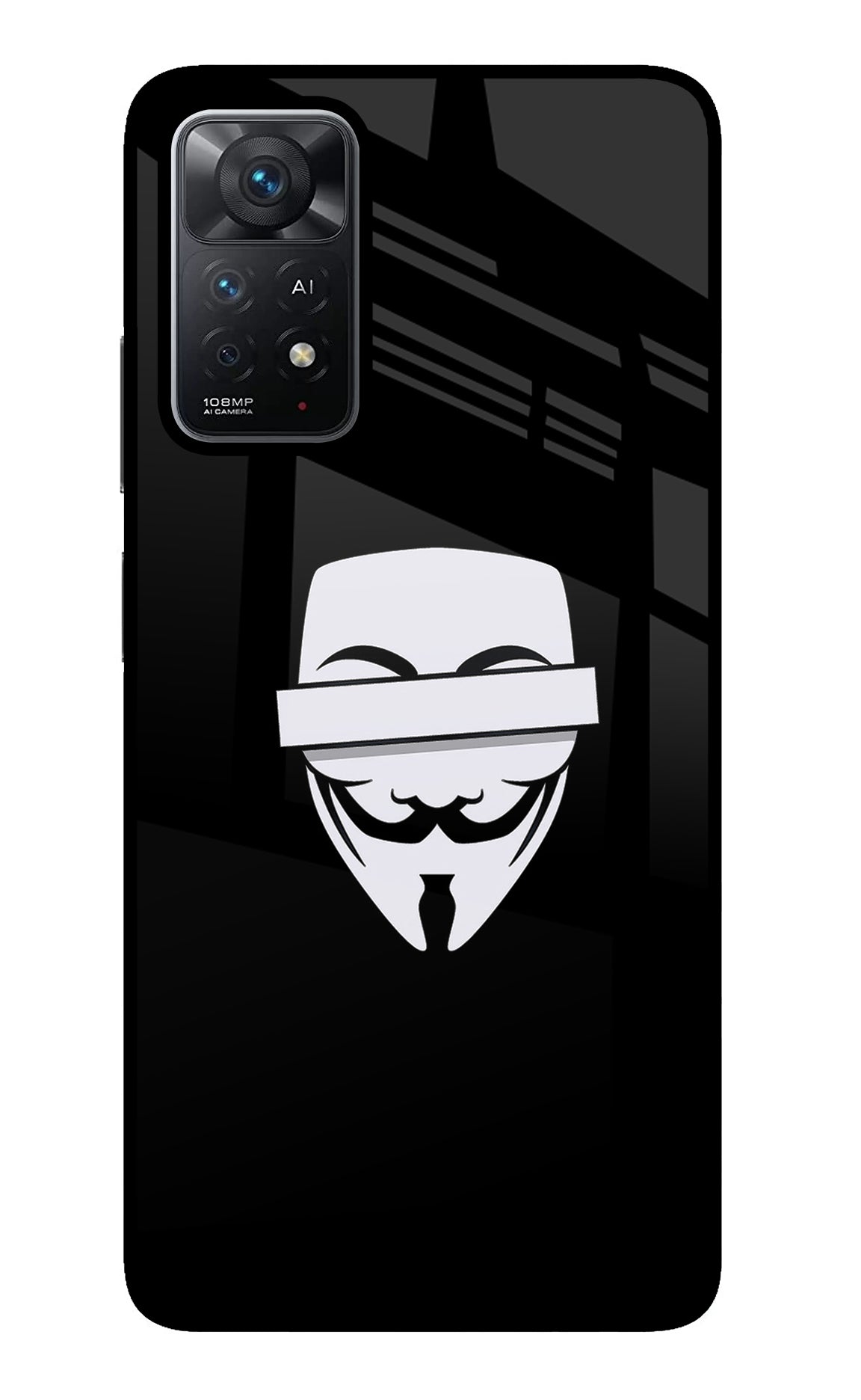 Anonymous Face Redmi Note 11 Pro+ 5G Back Cover