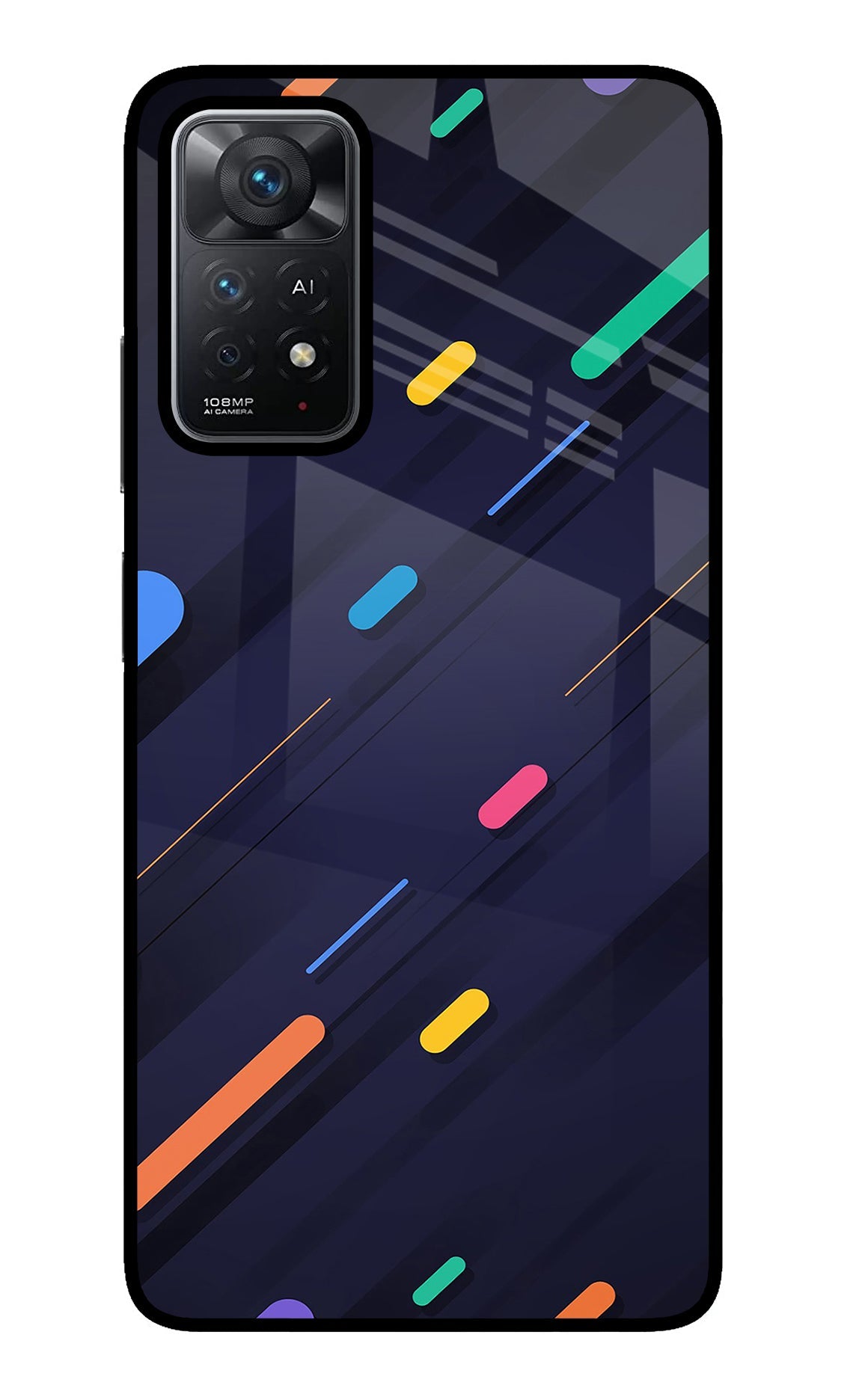 Abstract Design Redmi Note 11 Pro+ 5G Glass Case