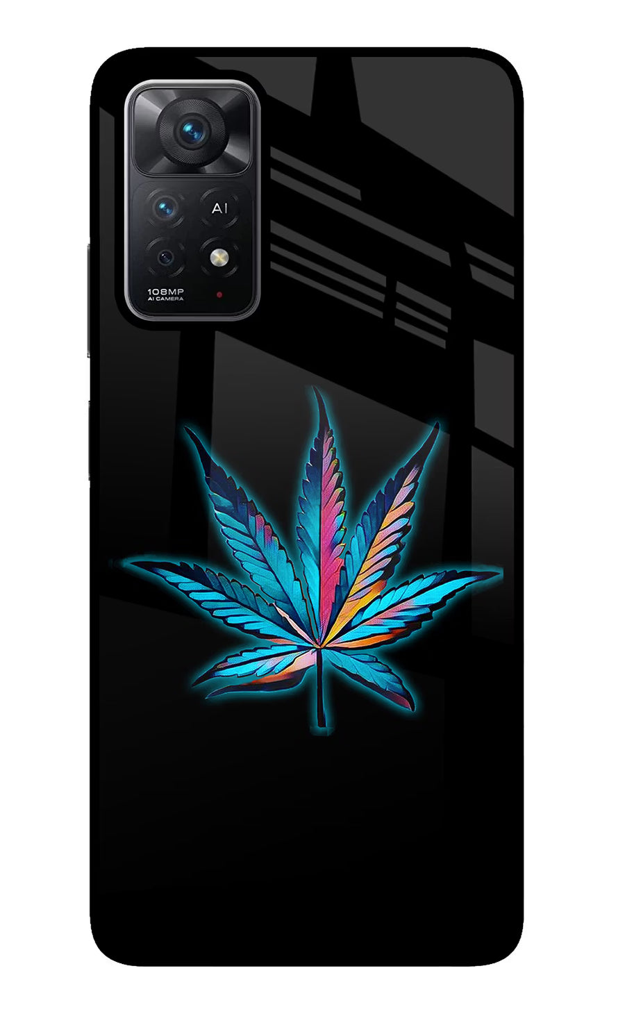 Weed Redmi Note 11 Pro+ 5G Back Cover, Glass case