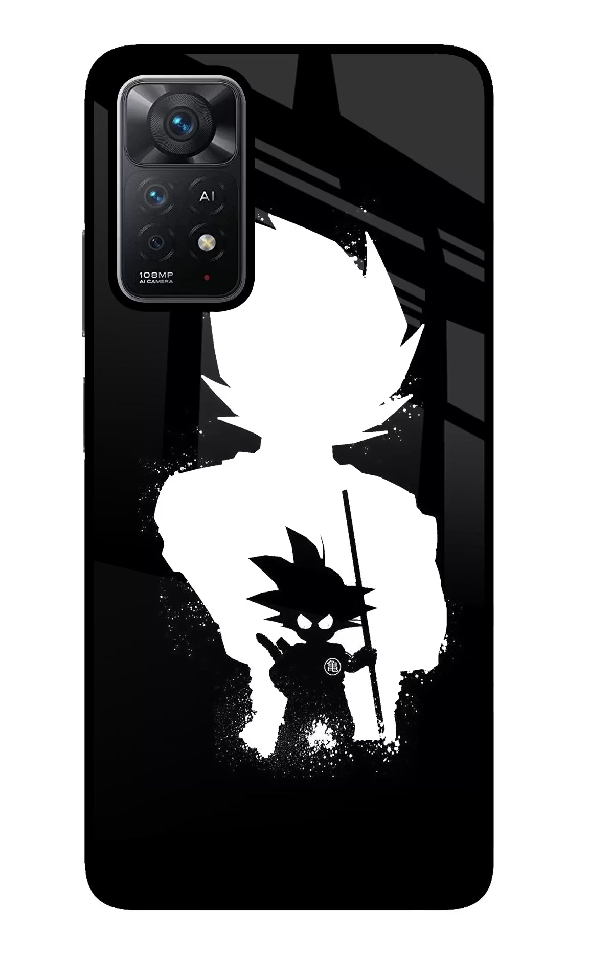 Goku Shadow Redmi Note 11 Pro+ 5G Glass Case Back Cover by Casekaro