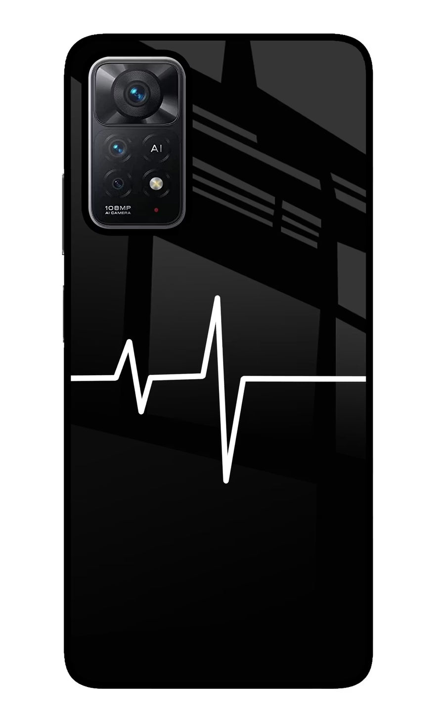 Heart Beats Redmi Note 11 Pro+ 5G Back Cover, Glass case