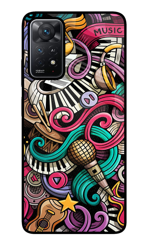 Music Abstract Redmi Note 11 Pro+ 5G Glass Case