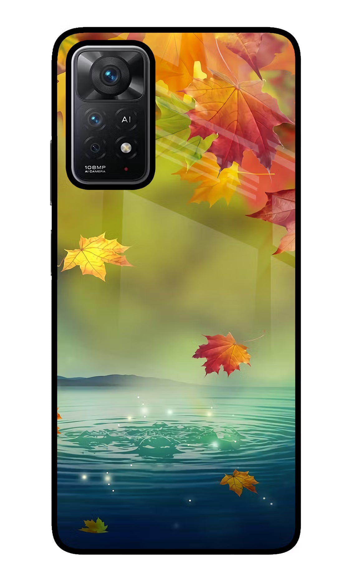 Flowers Redmi Note 11 Pro+ 5G Glass Case Back Cover by Casekaro