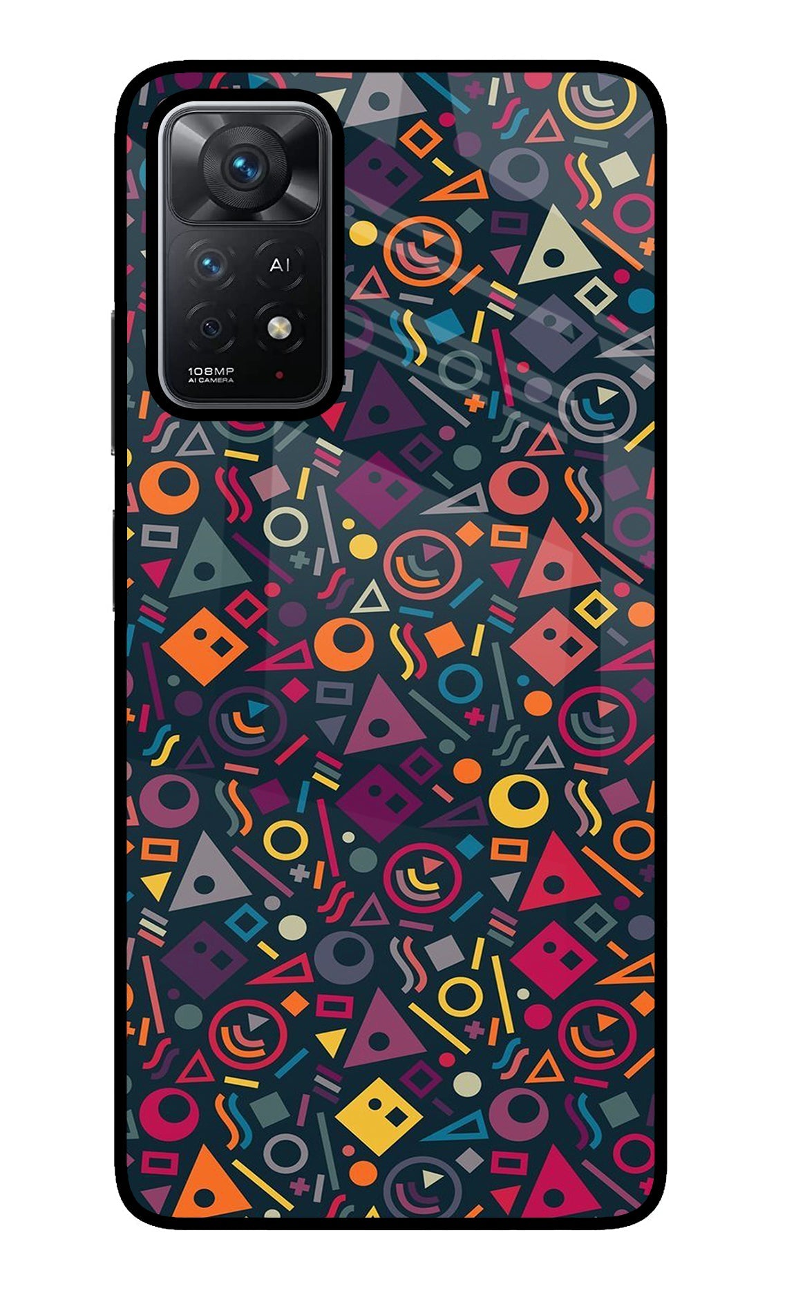 Geometric Abstract Redmi Note 11 Pro+ 5G Glass Case