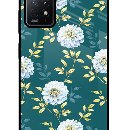 Flowers Redmi Note 11 Pro+ 5G Glass Case Back Cover by Casekaro