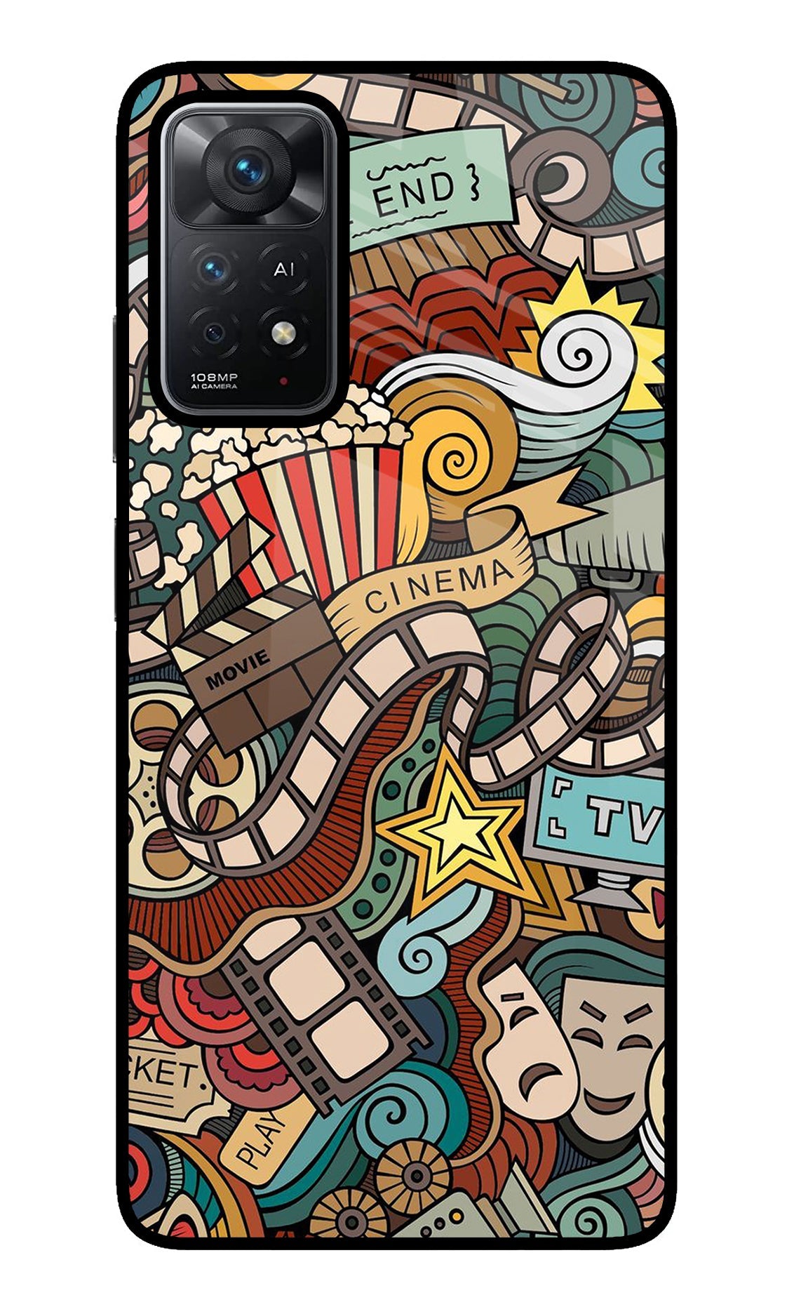 Cinema Abstract Redmi Note 11 Pro+ 5G Back Cover