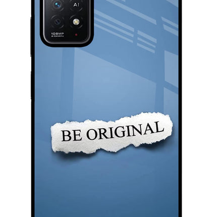 Be Original Redmi Note 11 Pro+ 5G Glass Case Back Cover by Casekaro