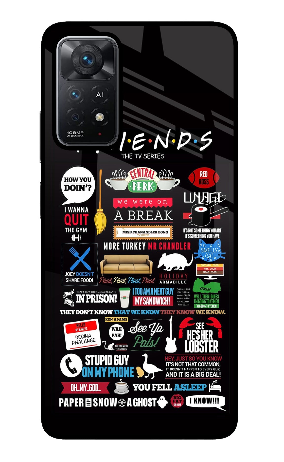 FRIENDS Redmi Note 11 Pro+ 5G Back Cover