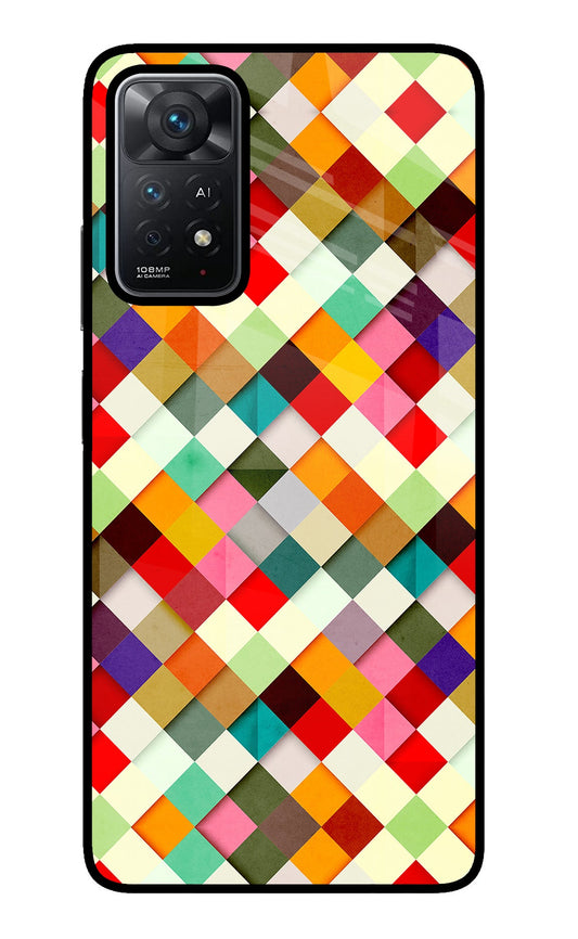 Geometric Abstract Colorful Redmi Note 11 Pro+ 5G Glass Case