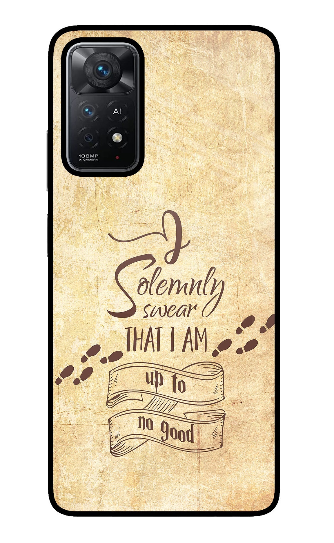 I Solemnly swear that i up to no good Redmi Note 11 Pro+ 5G Glass Case