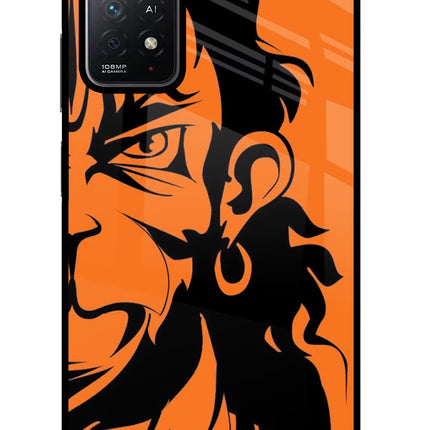 Hanuman Redmi Note 11 Pro+ 5G Glass Case Back Cover by Casekaro