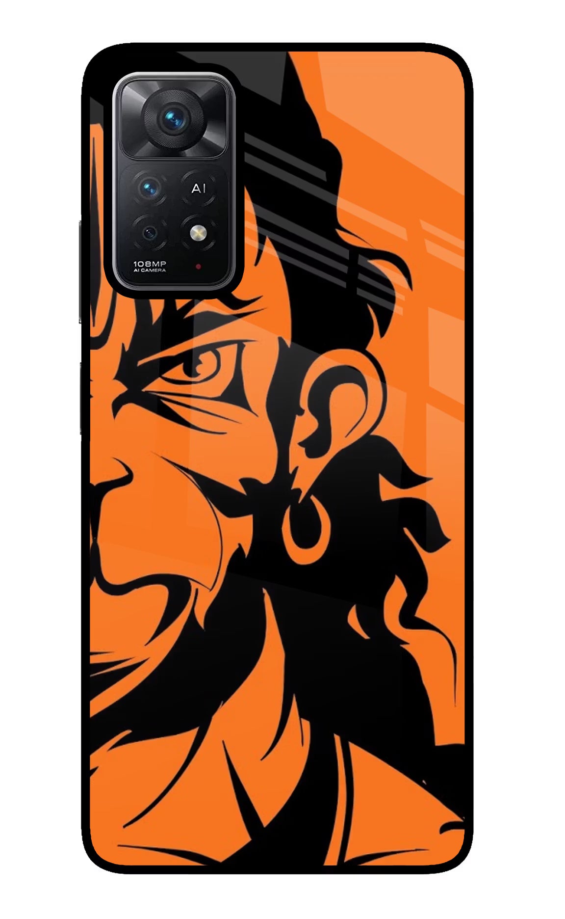 Hanuman Redmi Note 11 Pro+ 5G Glass Case Back Cover by Casekaro