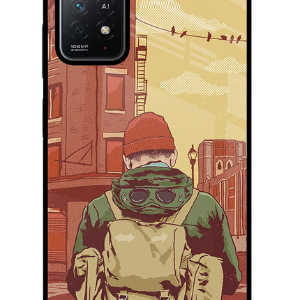 Adventurous Redmi Note 11 Pro+ 5G Glass Case Back Cover by Casekaro