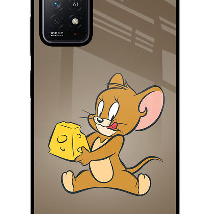 Jerry Redmi Note 11 Pro+ 5G Glass Case Back Cover by Casekaro
