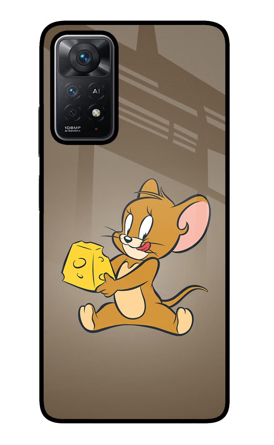 Jerry Redmi Note 11 Pro+ 5G Glass Case Back Cover by Casekaro