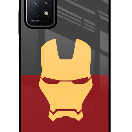 Ironman Redmi Note 11 Pro+ 5G Glass Case Back Cover by Casekaro