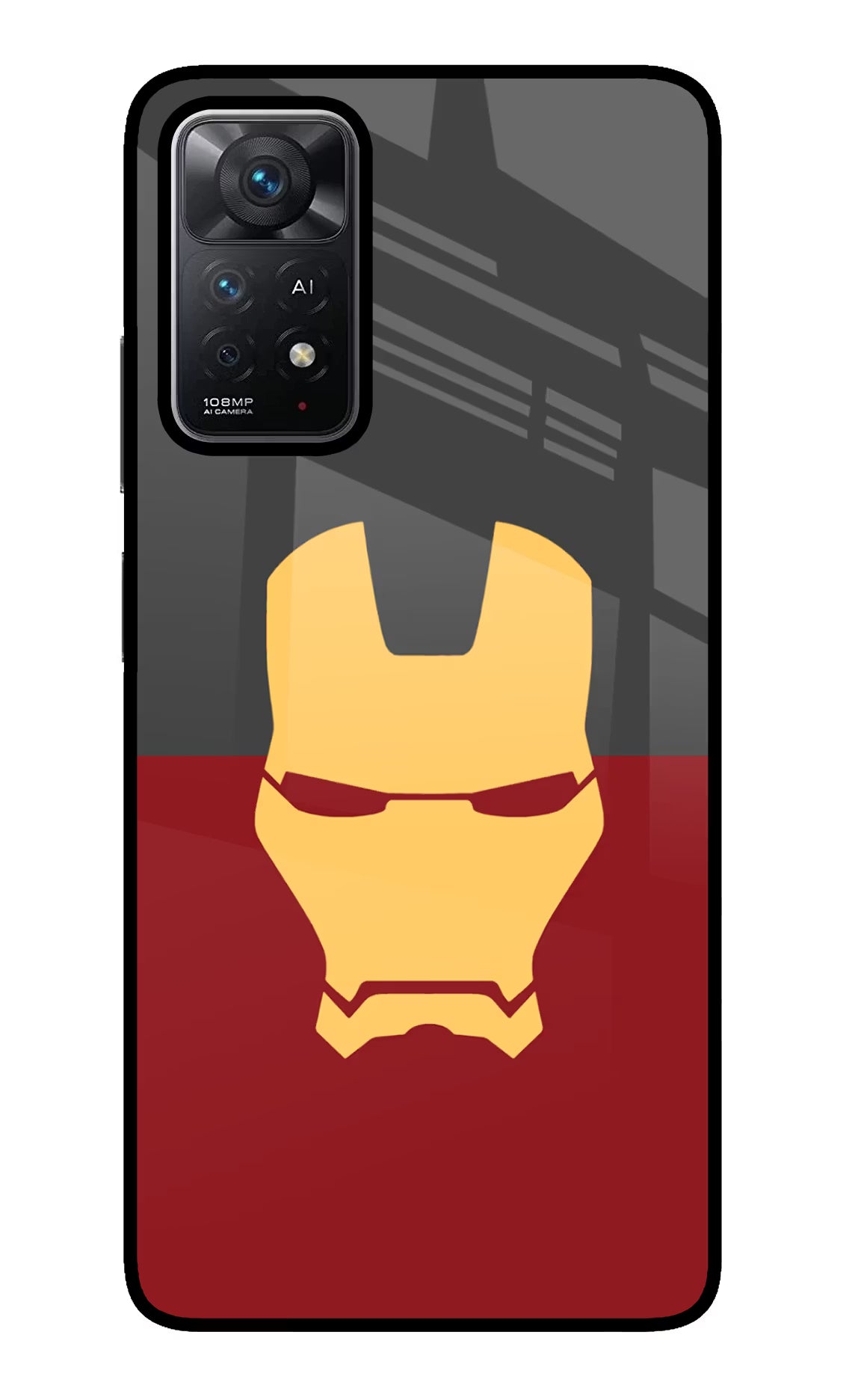 Ironman Redmi Note 11 Pro+ 5G Glass Case Back Cover by Casekaro