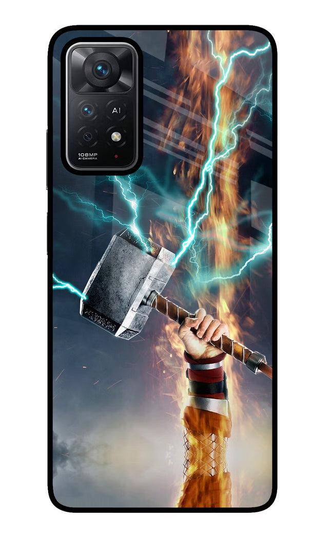 Thor Hammer Mjolnir Redmi Note 11 Pro+ 5G Glass Case