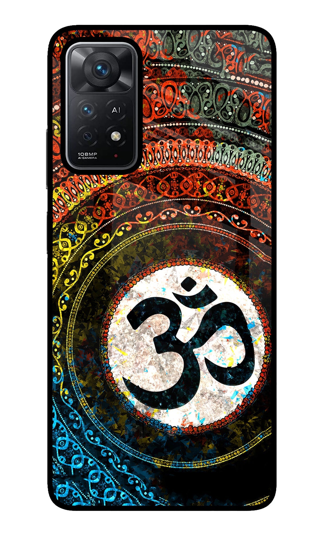 Om Cultural Redmi Note 11 Pro+ 5G Glass Case