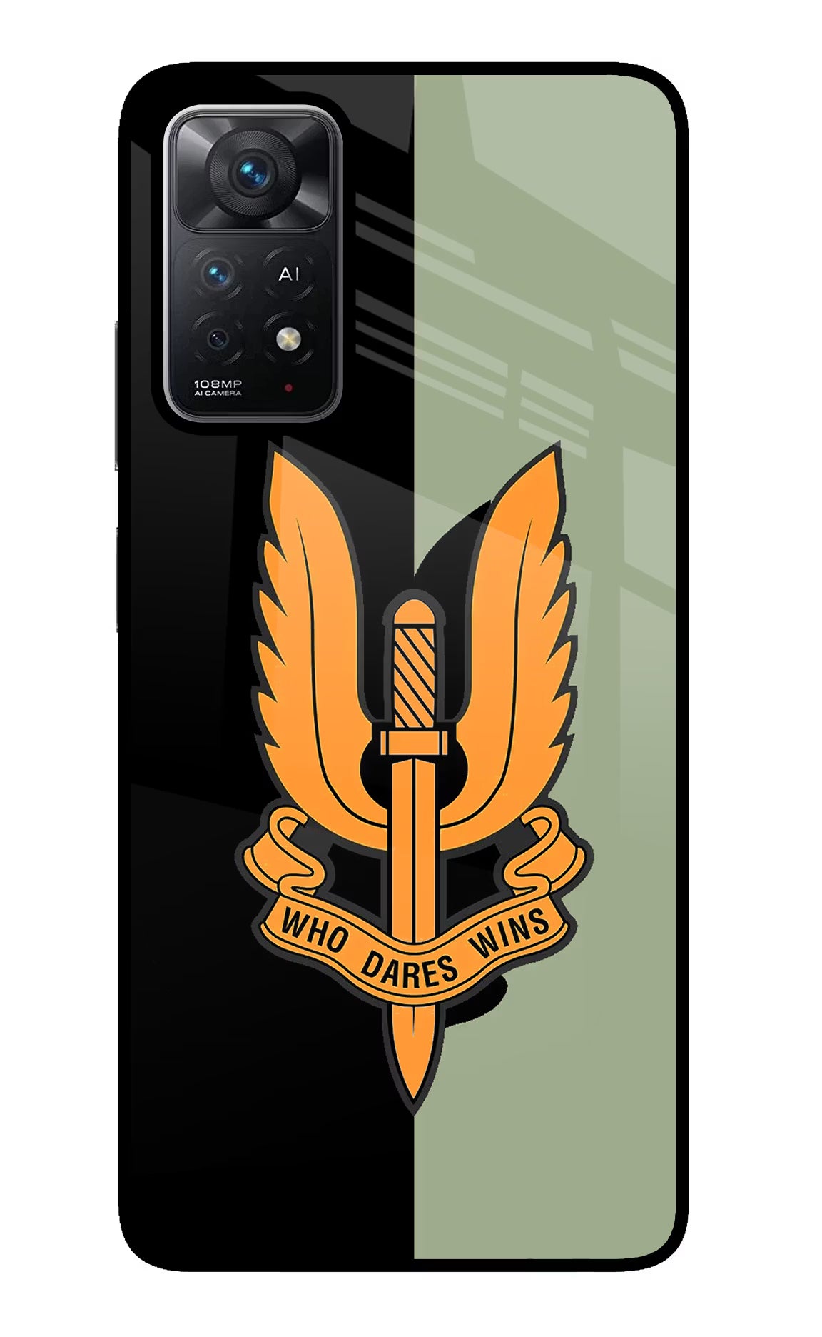 Balidan Logo Redmi Note 11 Pro+ 5G Glass Case Back Cover by Casekaro