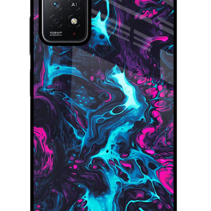 Abstract Redmi Note 11 Pro+ 5G Glass Case Back Cover by Casekaro