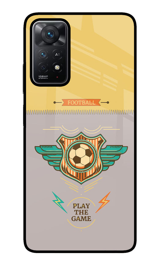 Football Redmi Note 11 Pro+ 5G Glass Case