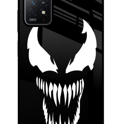 Venom Redmi Note 11 Pro+ 5G Glass Case Back Cover by Casekaro