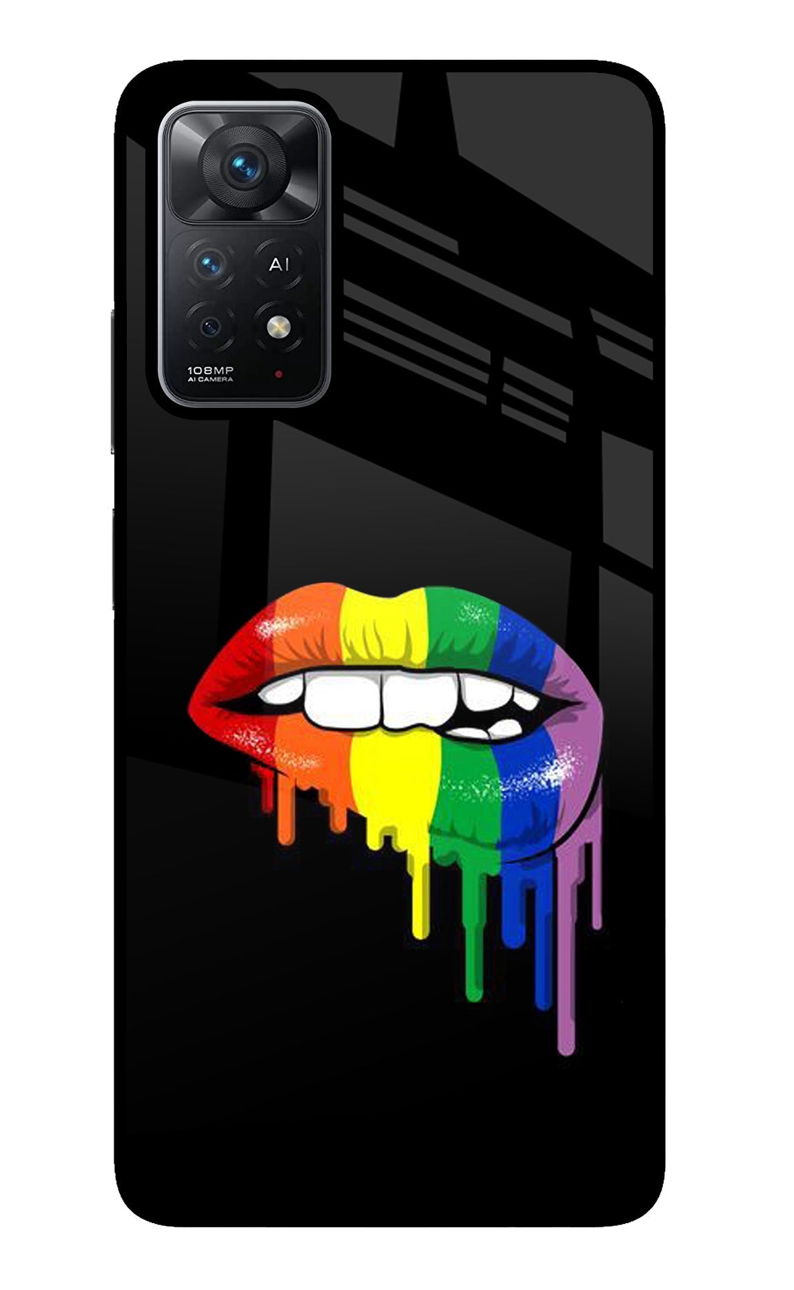 Lips Biting Redmi Note 11 Pro+ 5G Glass Case