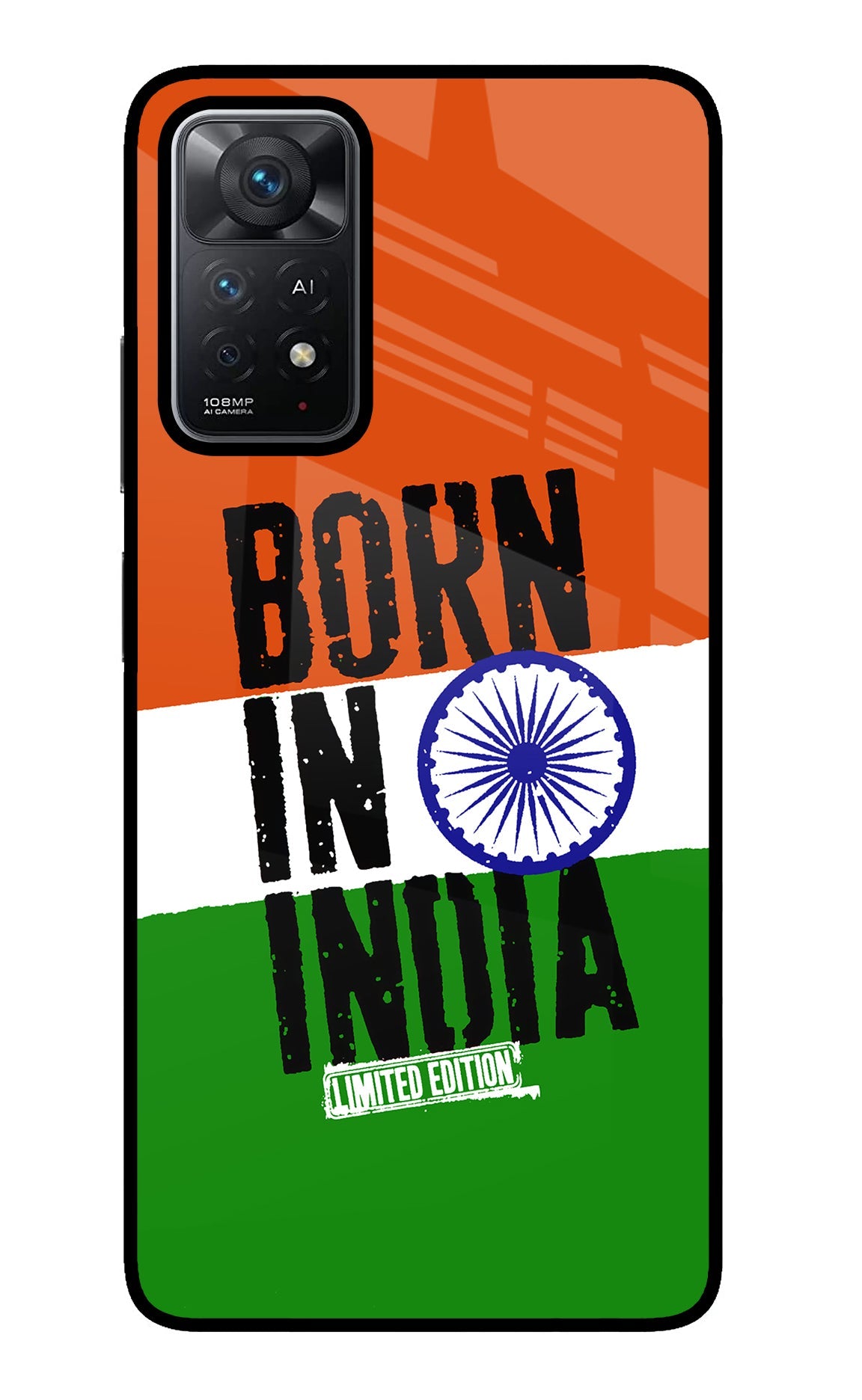 Born in India Redmi Note 11 Pro+ 5G Glass Case