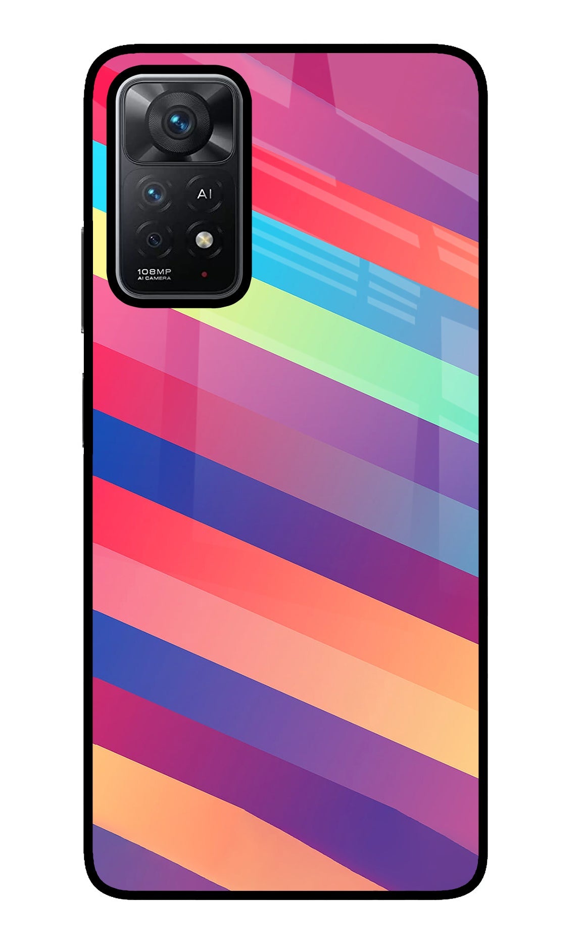 Stripes color Redmi Note 11 Pro+ 5G Back Cover