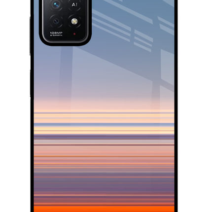 Morning Colors Redmi Note 11 Pro+ 5G Glass Case Back Cover by Casekaro