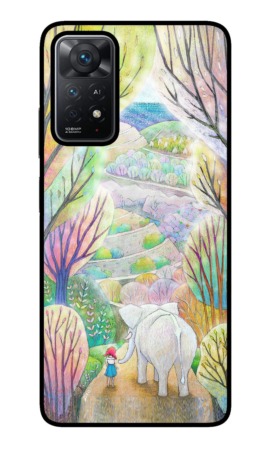 Nature Painting Redmi Note 11 Pro+ 5G Glass Case