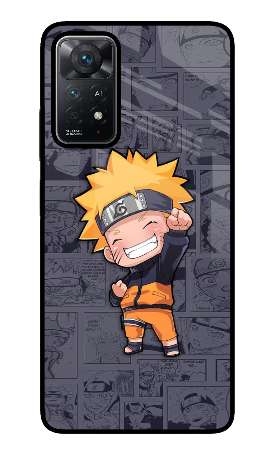 Chota Naruto Redmi Note 11 Pro+ 5G Back Cover, Glass case