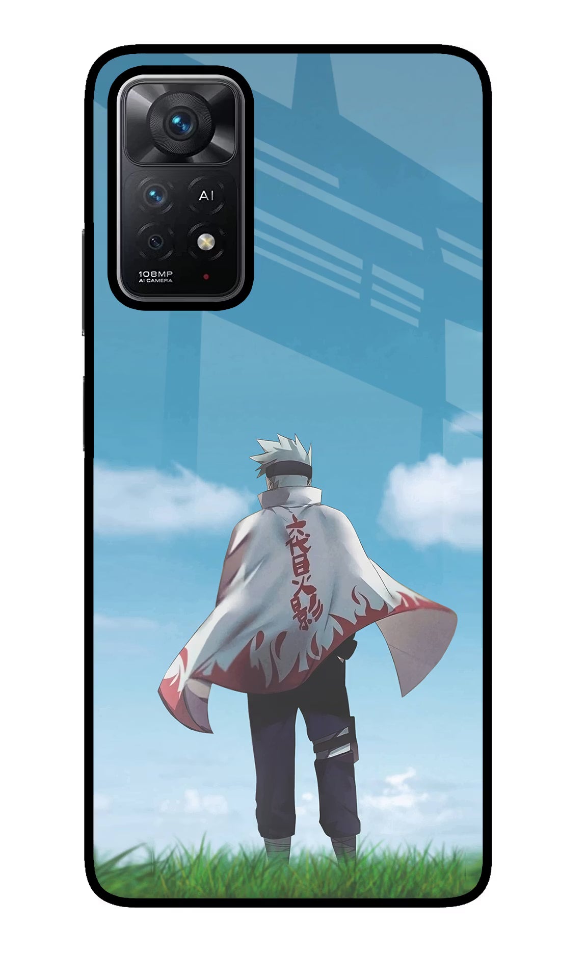 Kakashi Redmi Note 11 Pro+ 5G Glass Case Back Cover by Casekaro