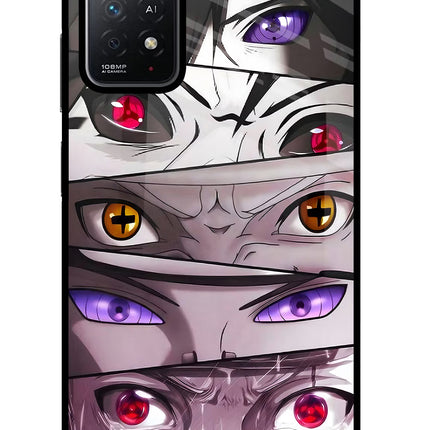 Naruto Anime Redmi Note 11 Pro+ 5G Glass Case Back Cover by Casekaro