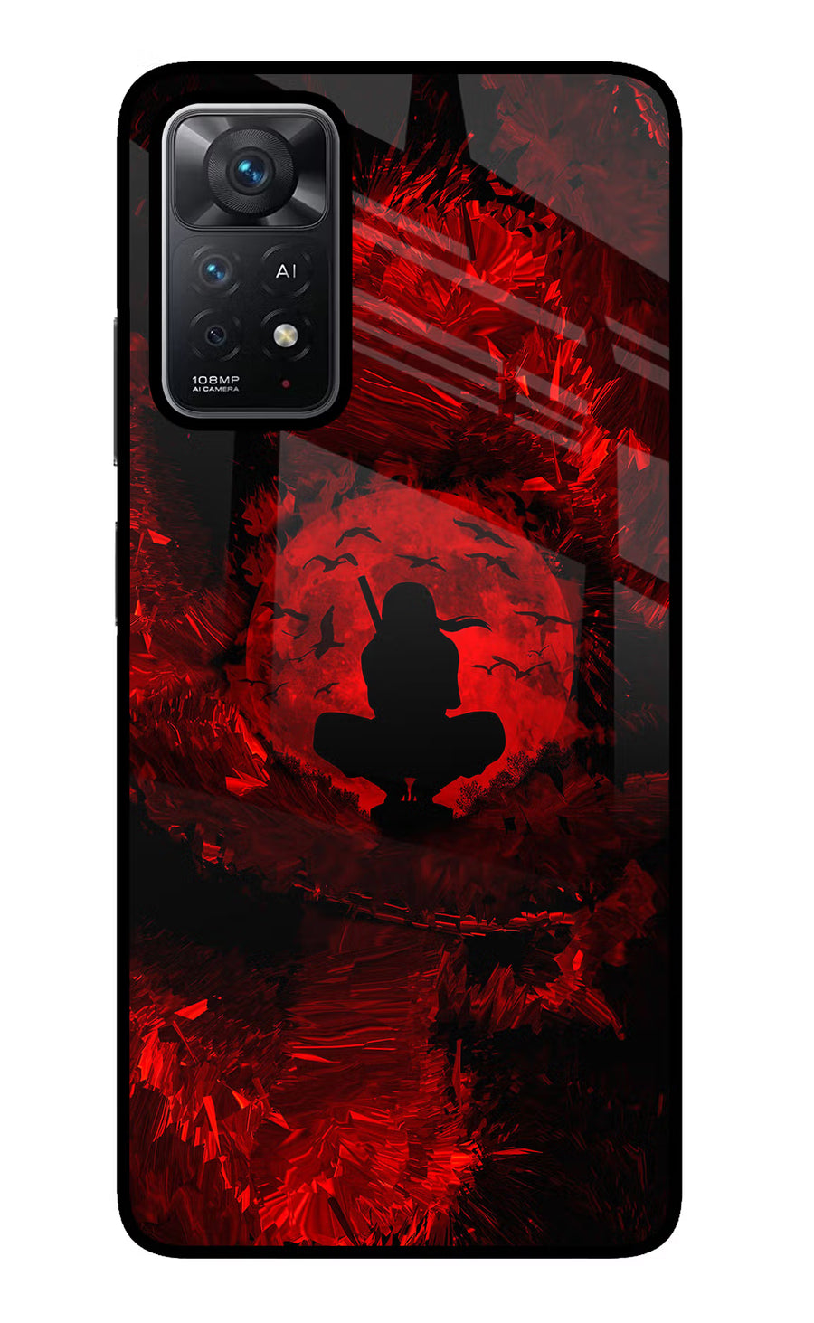 Itachi Uchiha Redmi Note 11 Pro+ 5G Back Cover, Glass case