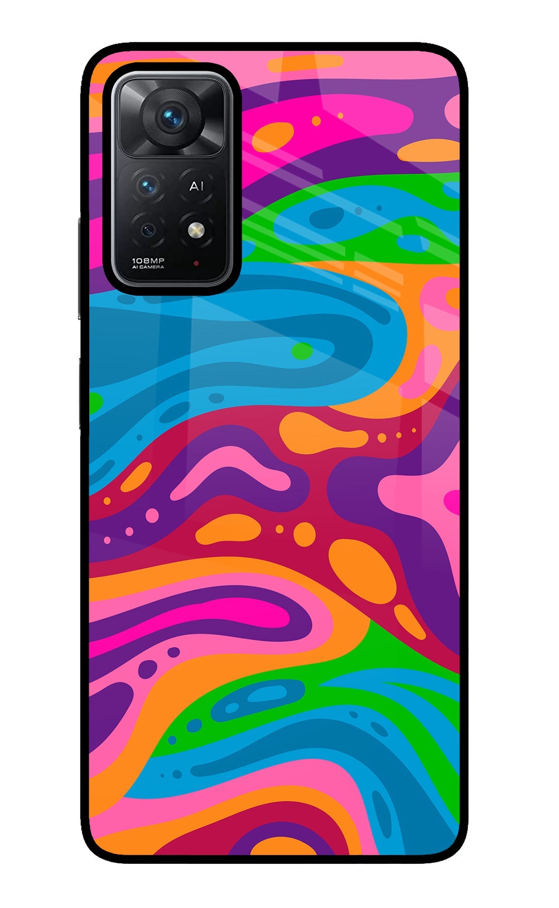 Trippy Pattern Redmi Note 11 Pro+ 5G Back Cover