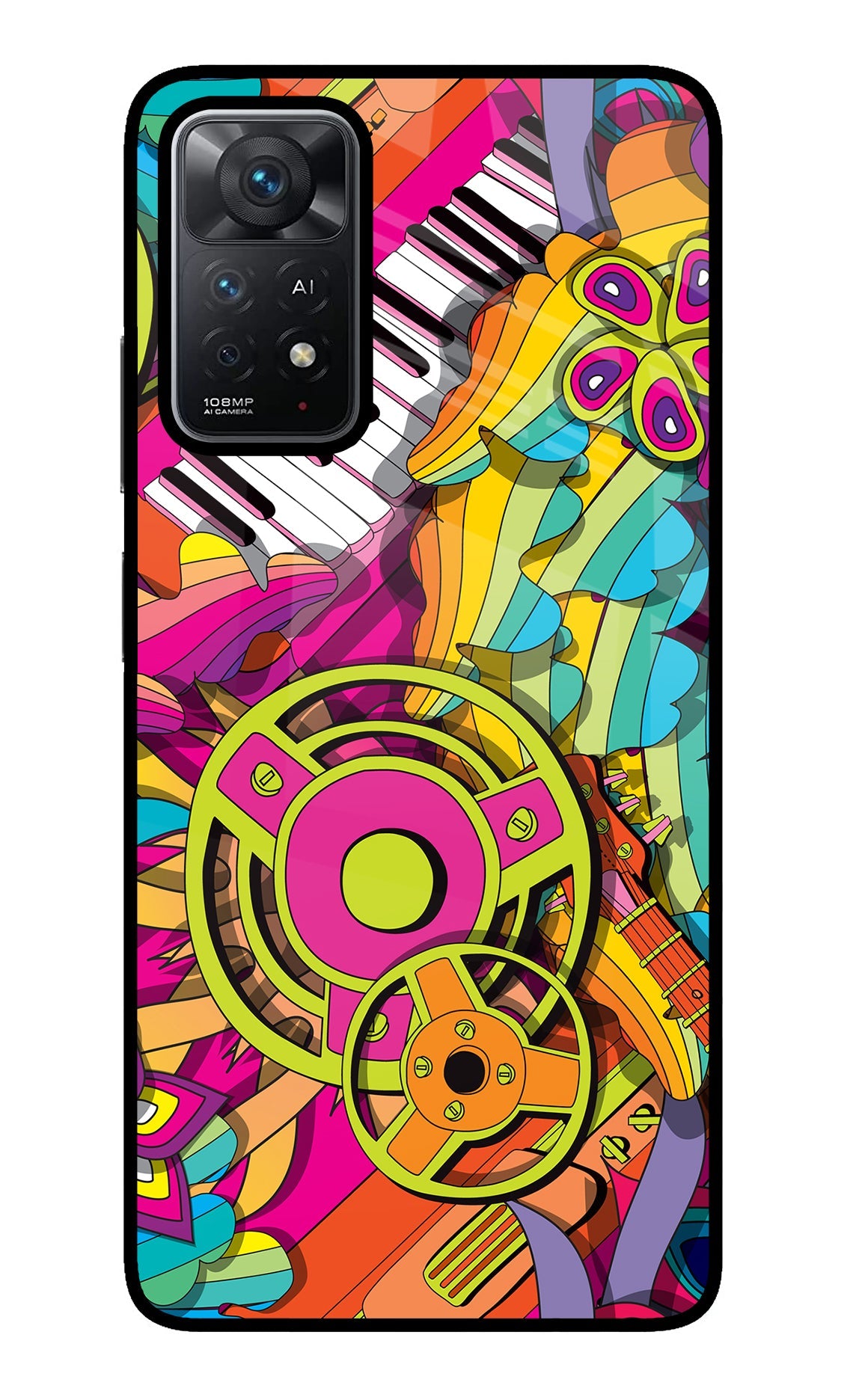 Music Doodle Redmi Note 11 Pro+ 5G Back Cover