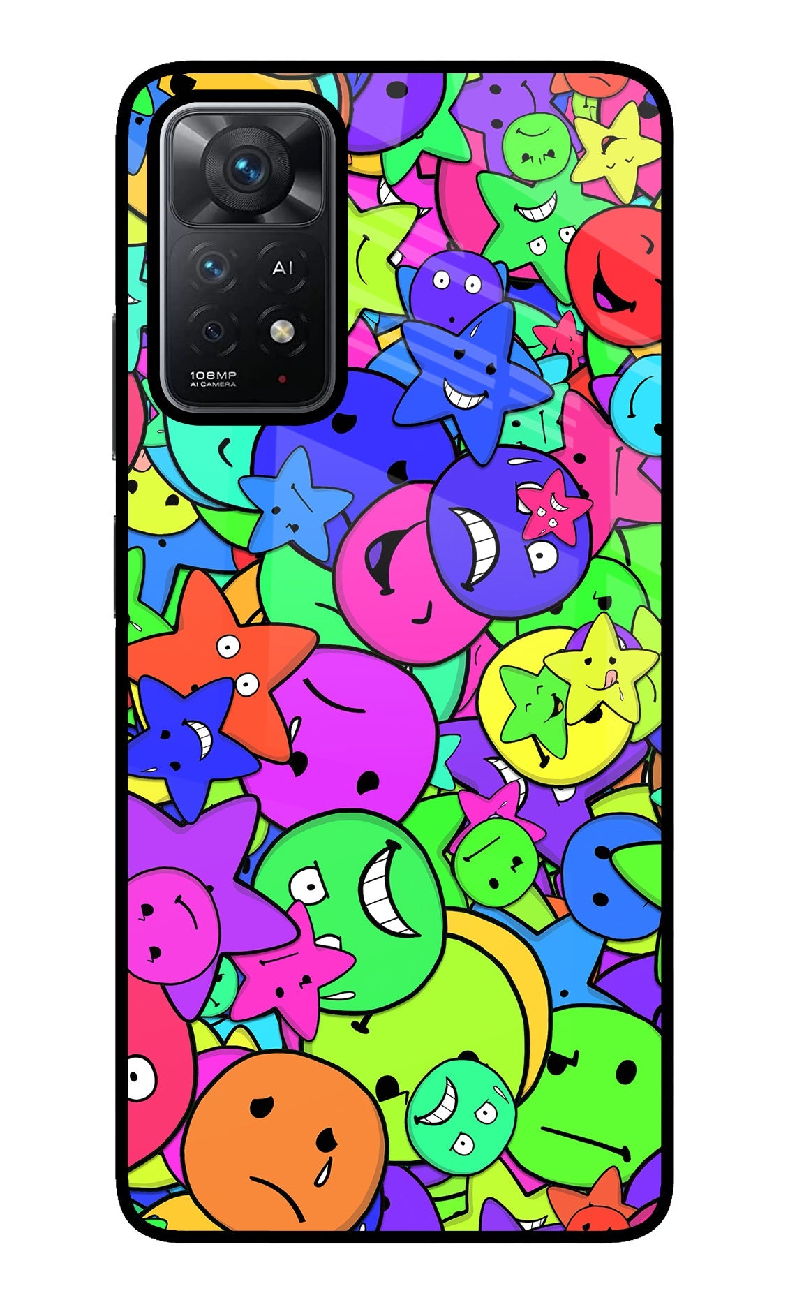 Fun Doodle Redmi Note 11 Pro+ 5G Glass Case