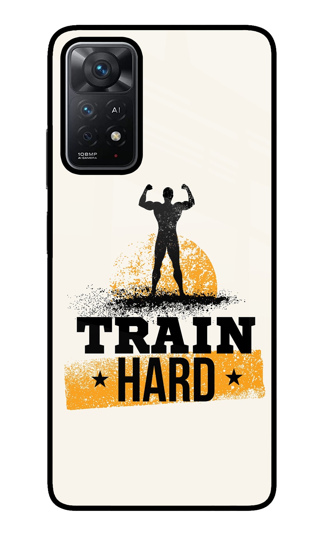 Train Hard Redmi Note 11 Pro+ 5G Glass Case