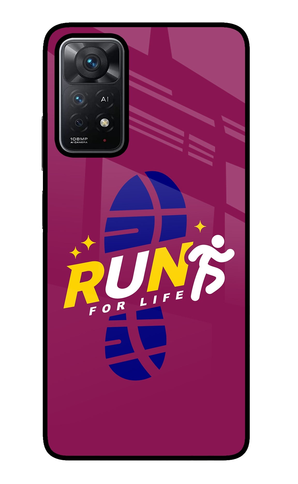 Run for Life Redmi Note 11 Pro+ 5G Back Cover