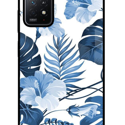 Fabric Art Redmi Note 11 Pro+ 5G Glass Case Back Cover by Casekaro