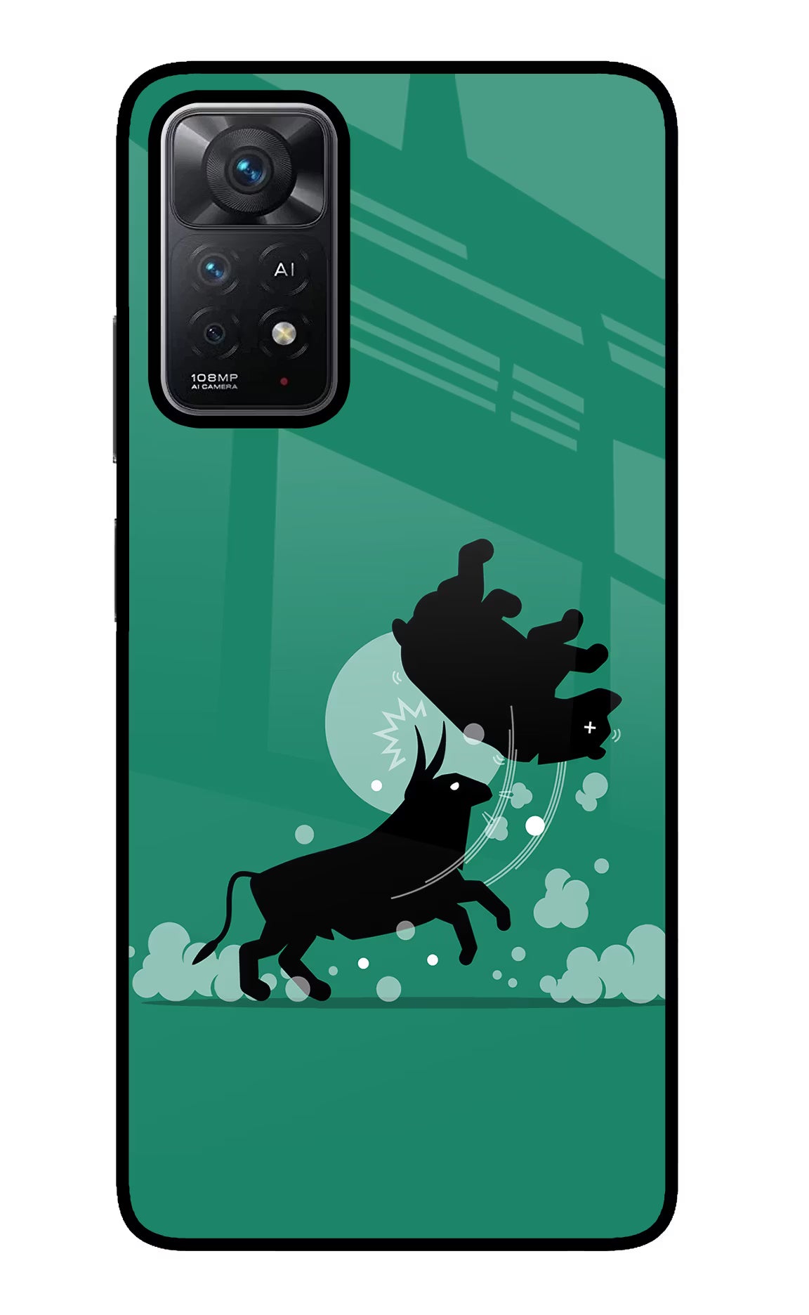 Bull Conqueror Redmi Note 11 Pro+ 5G Glass Case