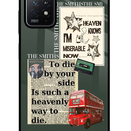 The Smiths Redmi Note 11 Pro+ 5G Glass Case Back Cover by Casekaro