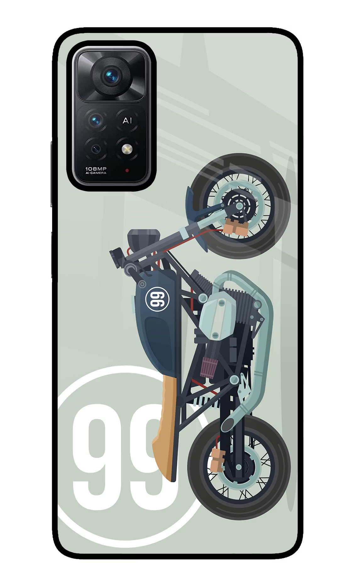 Classic Cafe Racer 99 Redmi Note 11 Pro+ 5G Glass Case